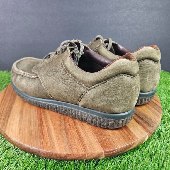 SAS Pathfinder Shoes Womens 11 W Green Pebbled Leather Tripad Comfort Walking - Picture 4 of 11
